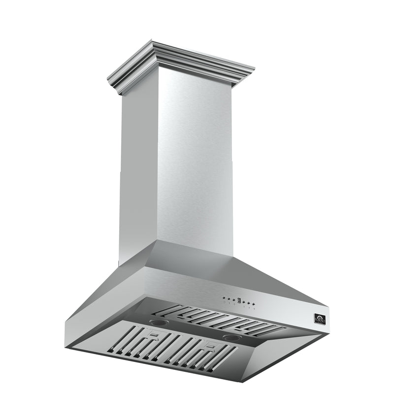 Load image into Gallery viewer, Forno Orvieto 30-Inch Wall Mount Range Hood, LED Lighting, Heavy Duty, Stainless Steel
