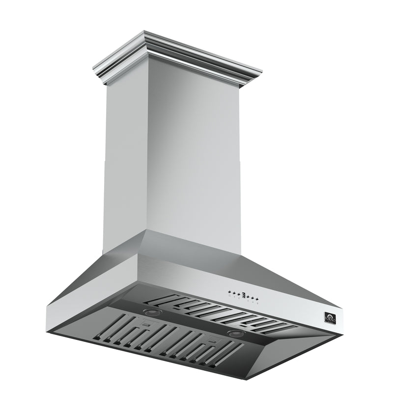 Load image into Gallery viewer, Forno Orvieto 36-Inch Wall Mount Range Hood, LED Lighting, Heavy Duty, Stainless Steel

