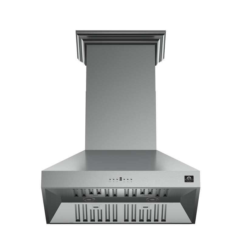 Load image into Gallery viewer, Forno Orvieto 36-Inch Wall Mount Range Hood, LED Lighting, Heavy Duty, Stainless Steel
