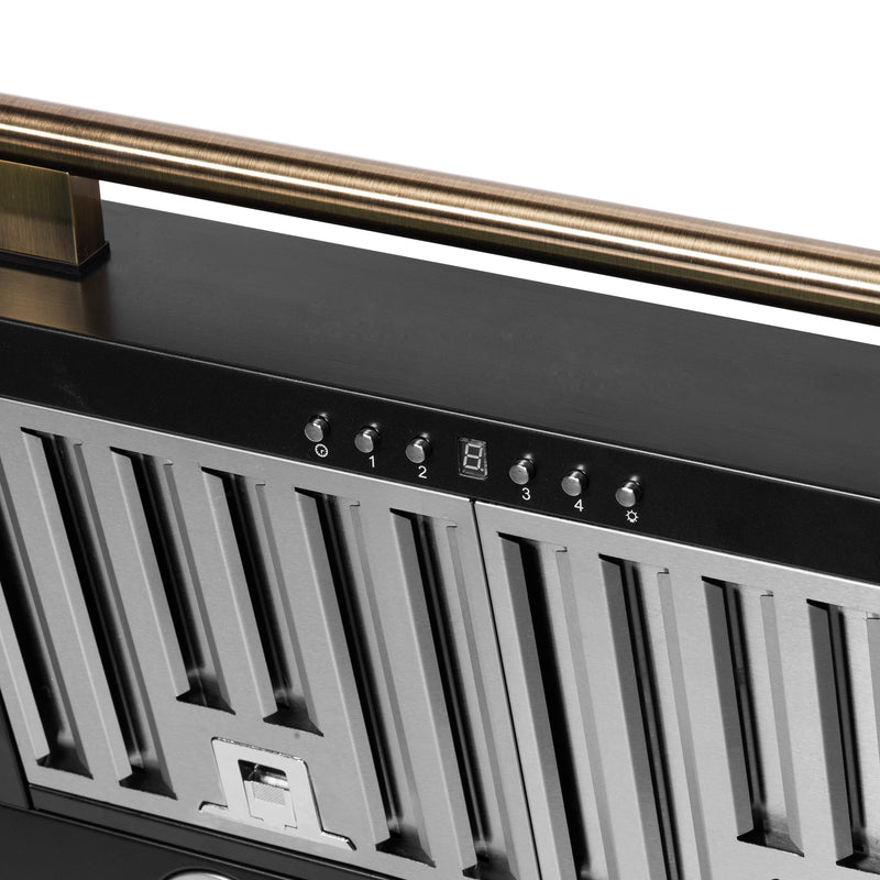 Load image into Gallery viewer, Forno Aria 30 Inch, Black Wall-Mounted Range Hood - FRHWM5095-30BLK
