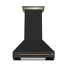Forno Aria 30 Inch, Black Wall-Mounted Range Hood - FRHWM5095-30BLK