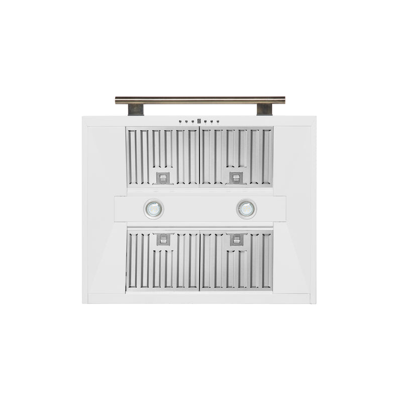 Load image into Gallery viewer, Forno Aria 30 Inch, White Wall-Mounted Range Hood - FRHWM5095-30WHT
