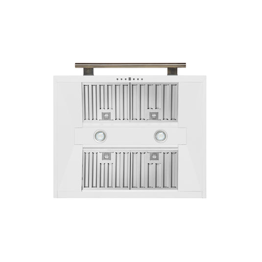 Forno Aria 30 Inch, White Wall-Mounted Range Hood - FRHWM5095-30WHT