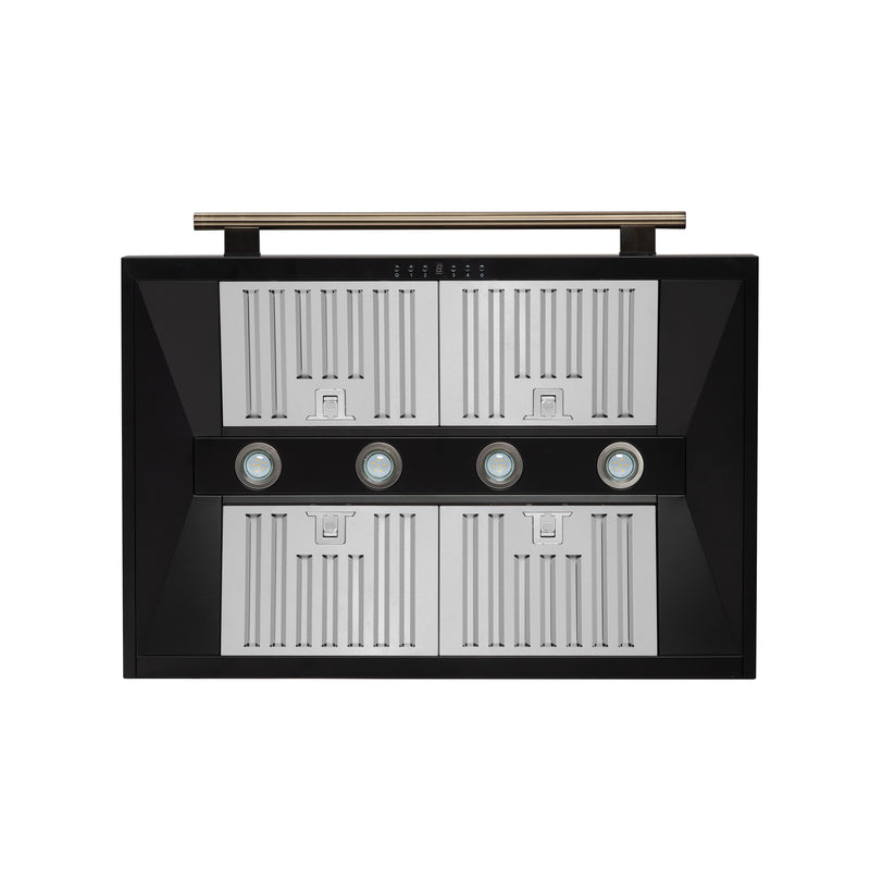 Load image into Gallery viewer, Forno Aria 36 Inch, Black Wall-Mounted Range Hood - FRHWM5095-36BLK
