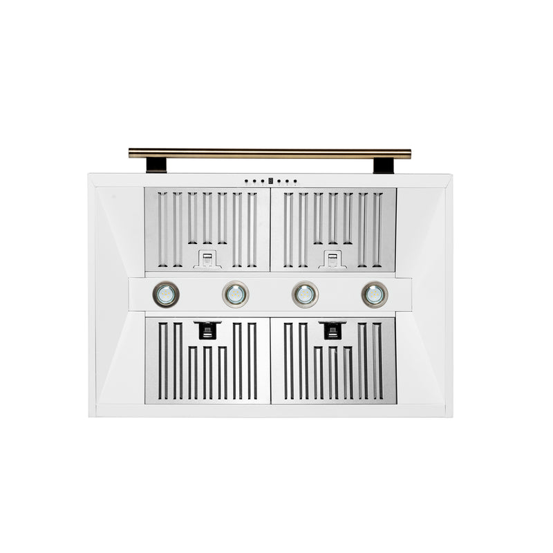 Load image into Gallery viewer, Forno Aria 36 Inch, White Wall-Mounted Range Hood - FRHWM5095-36WHT
