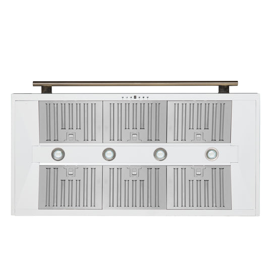 Forno Aria 48 Inch, White Wall-Mounted Range Hood - FRHWM5095-48WHT
