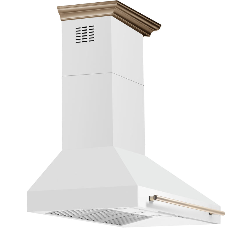 Load image into Gallery viewer, Forno Aria 48 Inch Wall-Mounted Range Hood in White
