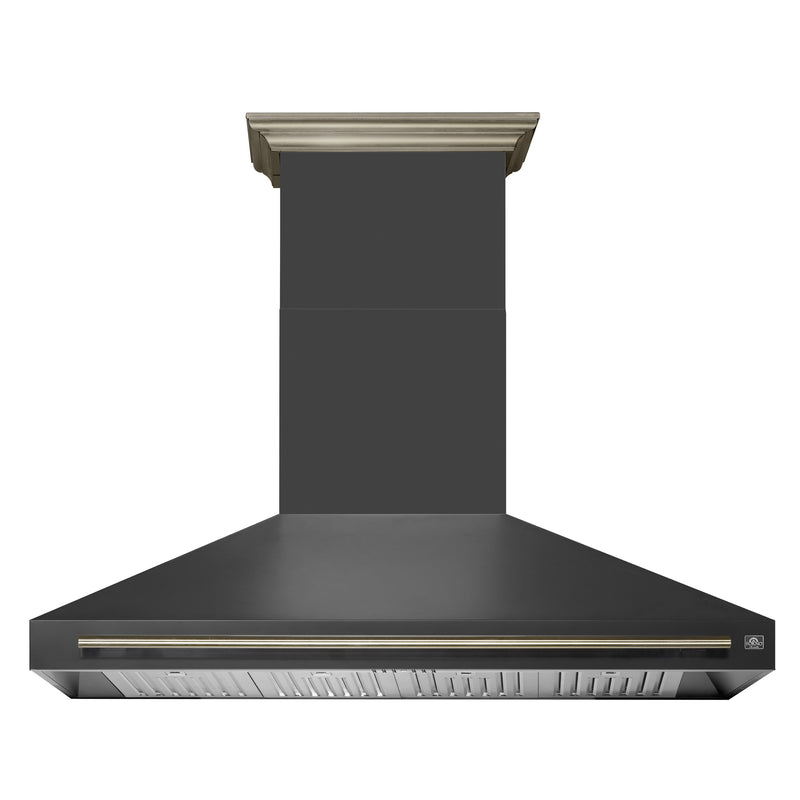 Load image into Gallery viewer, Forno Aria 60 Inch, Black Wall-Mounted Range Hood - FRHWM5095-60BLK
