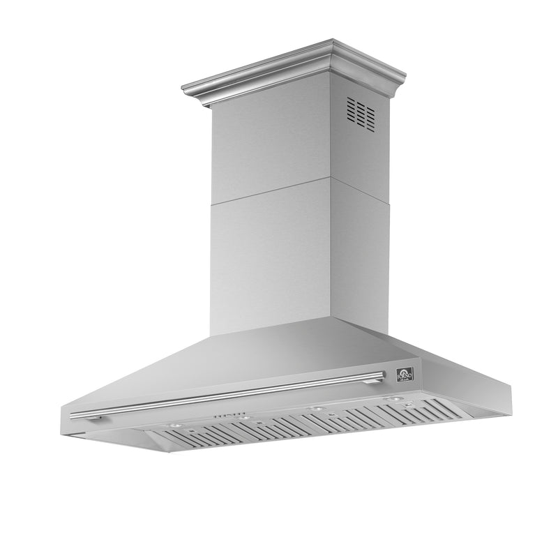 Load image into Gallery viewer, Forno Aria 60 Inch, Stainless Steel Wall-Mounted Range Hood - FRHWM5095-60
