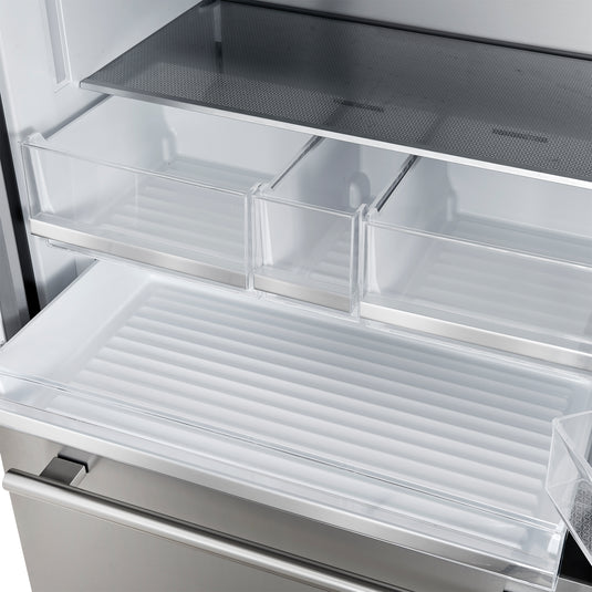 Forno Aosta 36-Inch, Stainless Steel French Door Refrigerator - FFFFD1866-36SB