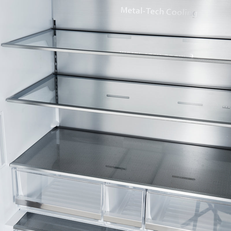 Load image into Gallery viewer, Forno Aosta 36-Inch, Stainless Steel French Door Refrigerator - FFFFD1866-36SB
