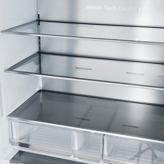 Forno Aosta 36-Inch, Stainless Steel French Door Refrigerator - FFFFD1866-36SB