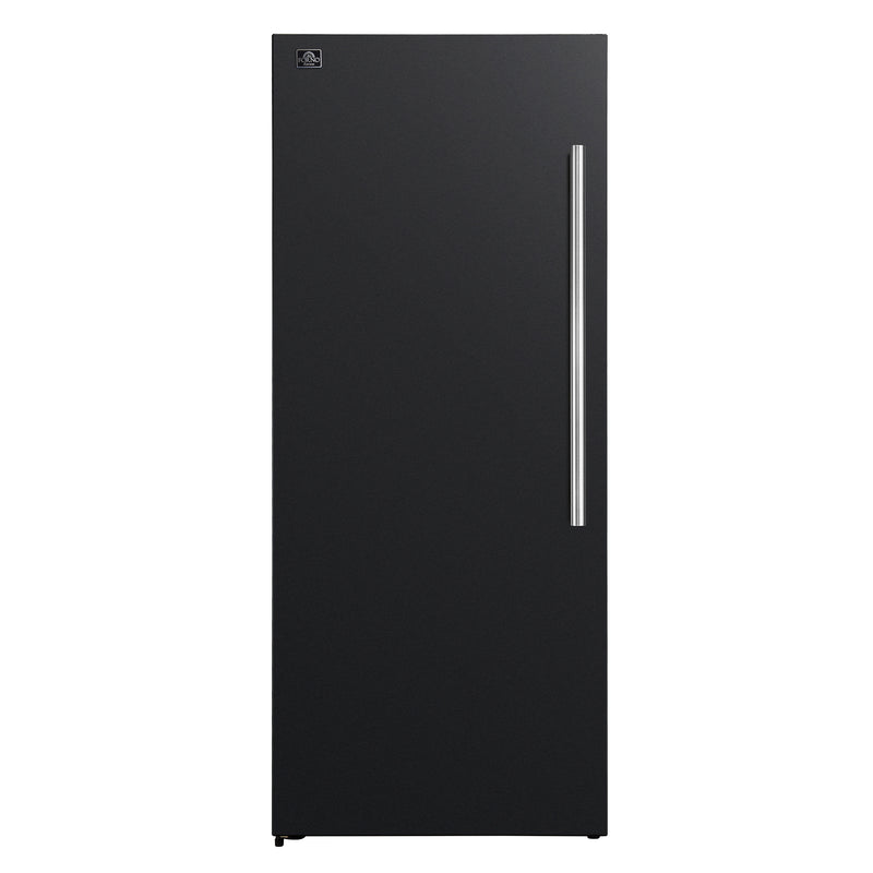 Load image into Gallery viewer, Forno Maderno 28-Inch, Black Convertible Upright Freezer/Refrigerator with Left Swing - FFFFD1722-28BLK-LS
