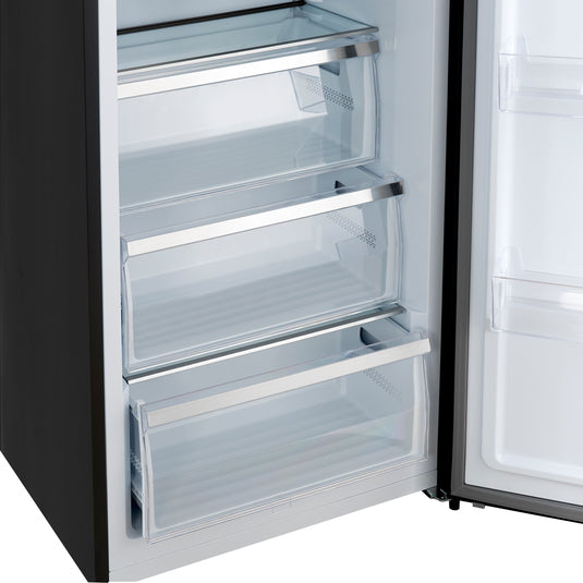 Forno Maderno 28-Inch, Black Convertible Freezer/Refrigerator with Right Swing - FFFFD1722-28BLK-RS