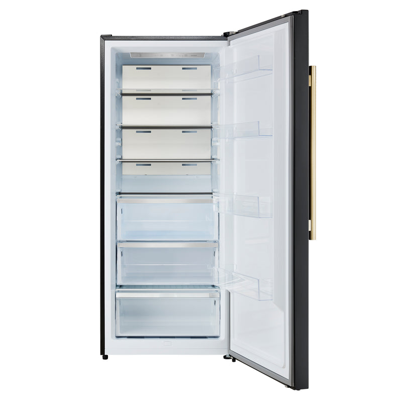 Load image into Gallery viewer, Forno Maderno 28-Inch, Black Convertible Freezer/Refrigerator with Right Swing - FFFFD1722-28BLK-RS
