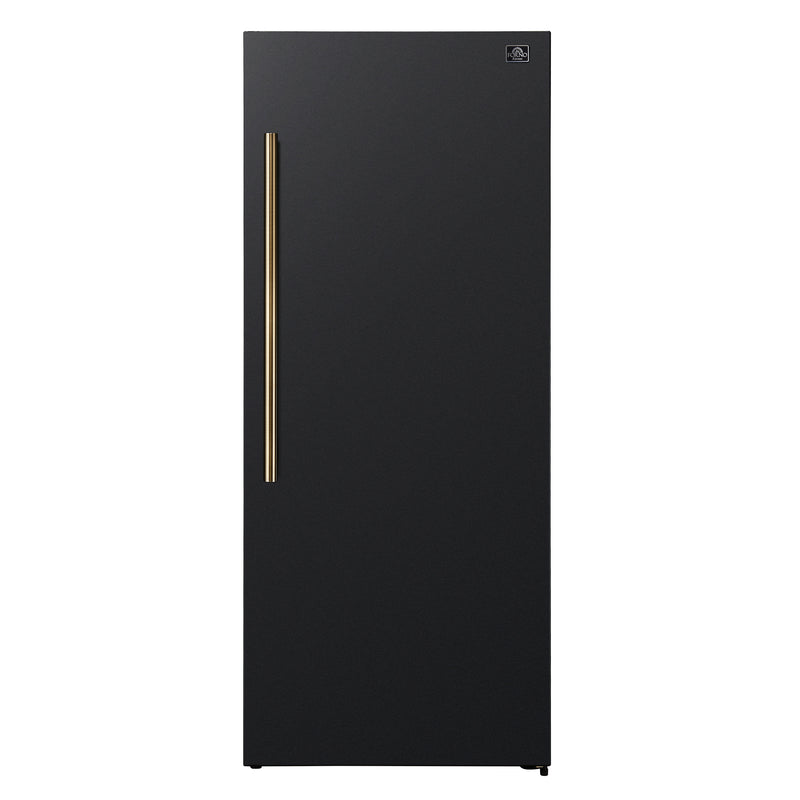 Load image into Gallery viewer, Forno Maderno 28-Inch, Black Convertible Freezer/Refrigerator with Right Swing - FFFFD1722-28BLK-RS

