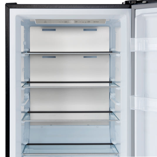 Forno Maderno 28-Inch, Black Convertible Freezer/Refrigerator with Right Swing - FFFFD1722-28BLK-RS