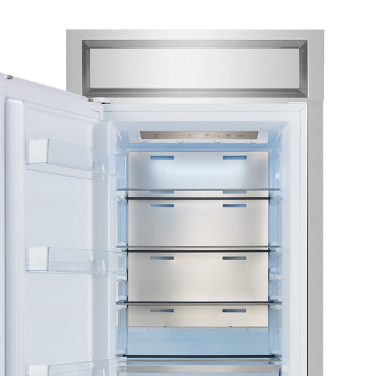 Forno Maderno 28-Inch, White Built-In Convertible Refrigerator with Left Swing - FFFFD1722-32LMG-WHT