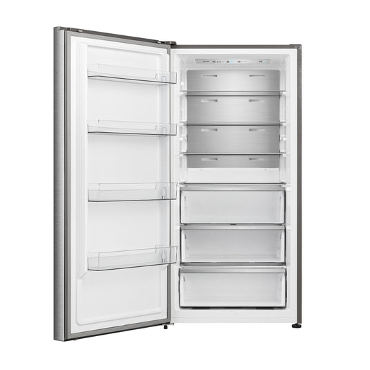 Forno Maderno 28 inch, Stainless Steel Convertible Freestanding Refrigerator/Freezer with Left Swing - FFFFD1722-28LS