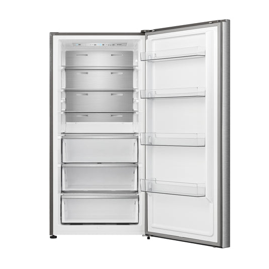 Forno Maderno 28 inch, Stainless Steel Convertible Freestanding Refrigerator/Freezer with Right Swing - FFFFD1722-28RS