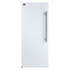 Forno Maderno 28-Inch, White Convertible Upright Freezer/Refrigerator with Left Swing - FFFFD1722-28WHT-LS