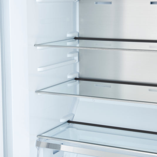 Forno Maderno 28-Inch, White Convertible Upright Freezer/Refrigerator with Left Swing - FFFFD1722-28WHT-LS