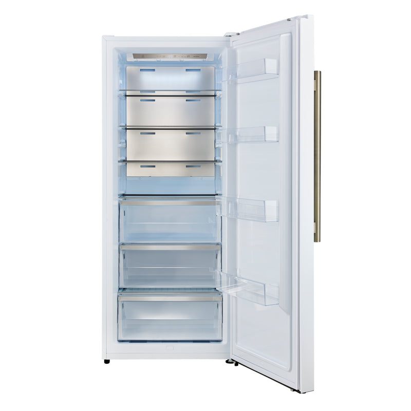 Load image into Gallery viewer, Forno Maderno 28-Inch, White Convertible Freezer/Refrigerator with Right Swing - FFFFD1722-28WHT-RS
