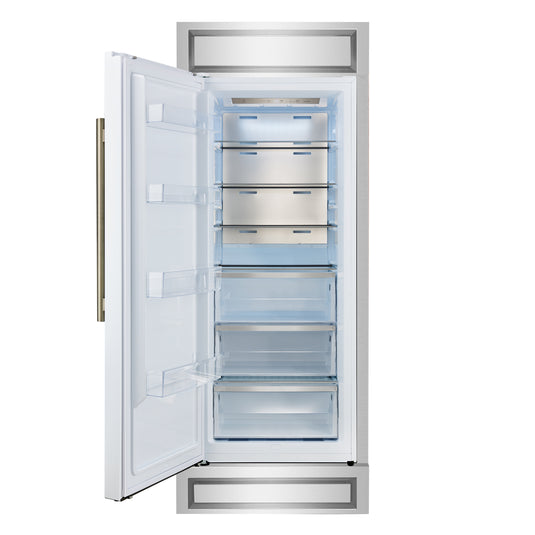 Forno Maderno 28-Inch, White Built-In Convertible Refrigerator with Left Swing - FFFFD1722-32LMG-WHT