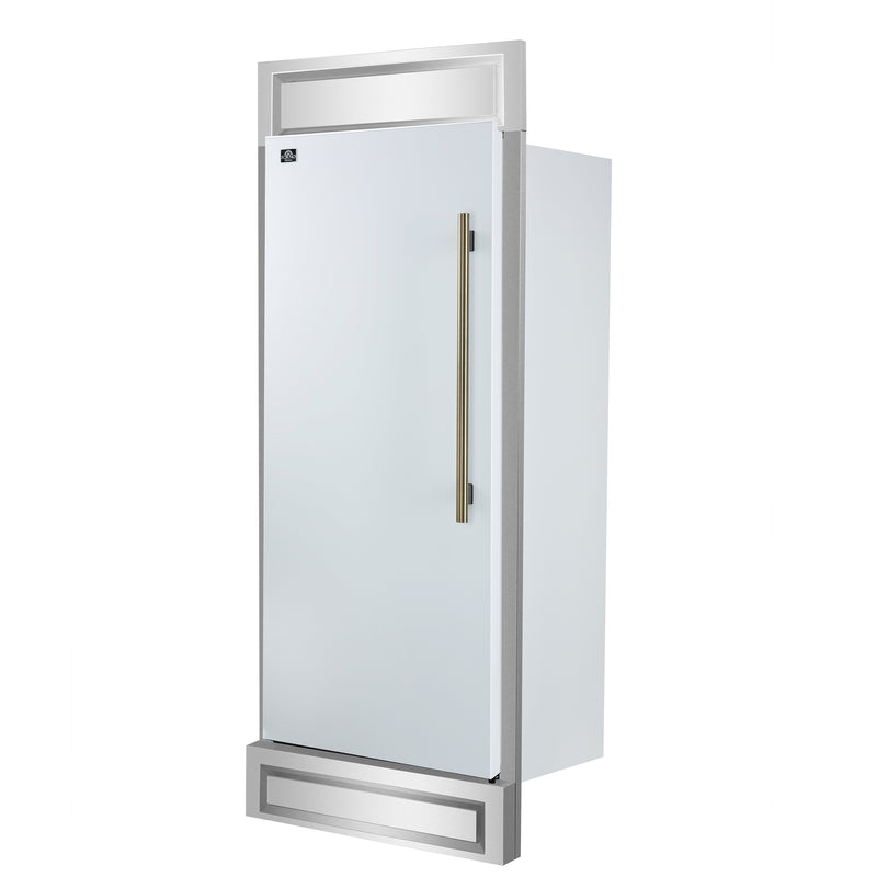 Load image into Gallery viewer, Forno Maderno 28-Inch, White Built-In Convertible Refrigerator with Left Swing - FFFFD1722-32LMG-WHT
