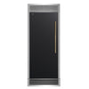 Forno Maderno 28 inch, Black Built-In Convertible Refrigerator with Left Swing - FFFFD1722-32LSG-BLK