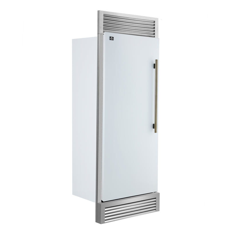 Load image into Gallery viewer, Forno Maderno 28 inch, White Built-In Convertible Refrigerator with Left Swing - FFFFD1722-32LSG-WHT
