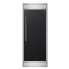 Forno Maderno 28-Inch, Black Built-In Convertible Refrigerator with Right Swing - FFFFD1722-32RMG-BLK