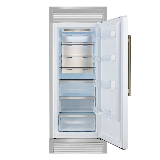 Forno Maderno 28-Inch, White Built-In Convertible Refrigerator with Right Swing - FFFFD1722-32RSG-WHT