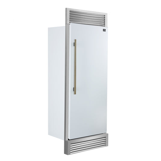 Forno Maderno 28-Inch, White Built-In Convertible Refrigerator with Right Swing - FFFFD1722-32RSG-WHT