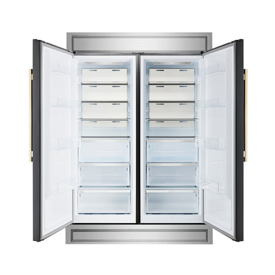 Forno Maderno 2-28-Inch, Black Wide Convertible Refrigerator/Freezer - FFFFD1722-60MG-BLK