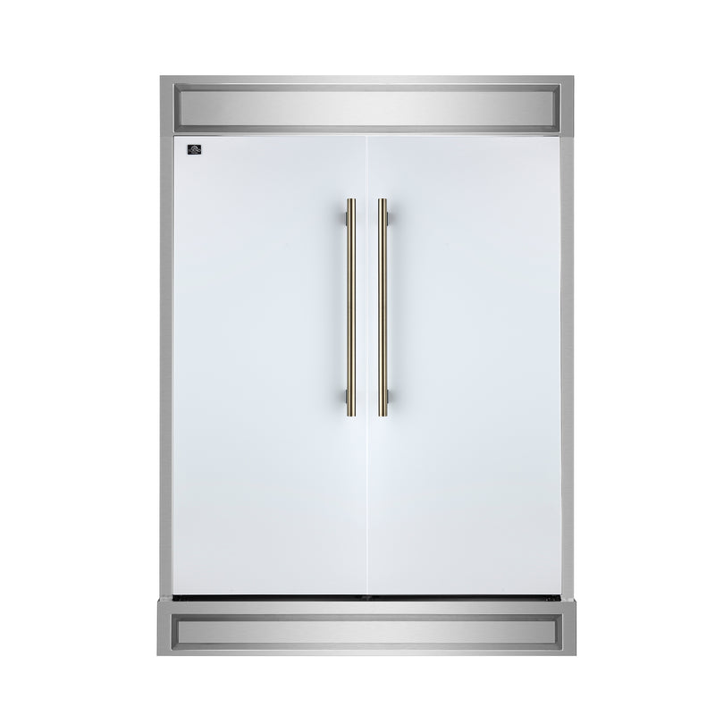 Load image into Gallery viewer, Forno Maderno 2-28-Inch, White Wide Convertible Refrigerator/Freezer - FFFFD1722-60MG-WHT
