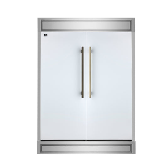 Forno Maderno 2-28-Inch, White Wide Convertible Refrigerator/Freezer - FFFFD1722-60MG-WHT