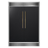 Forno Maderno 2-28-Inch, Black Wide Convertible Refrigerator/Freezer - FFFFD1722-60SG-BLK