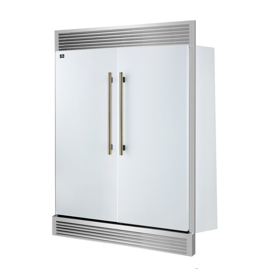 Forno Maderno 2-28-Inch, White Wide Convertible Refrigerator/Freezer - FFFFD1722-60SG-WHT