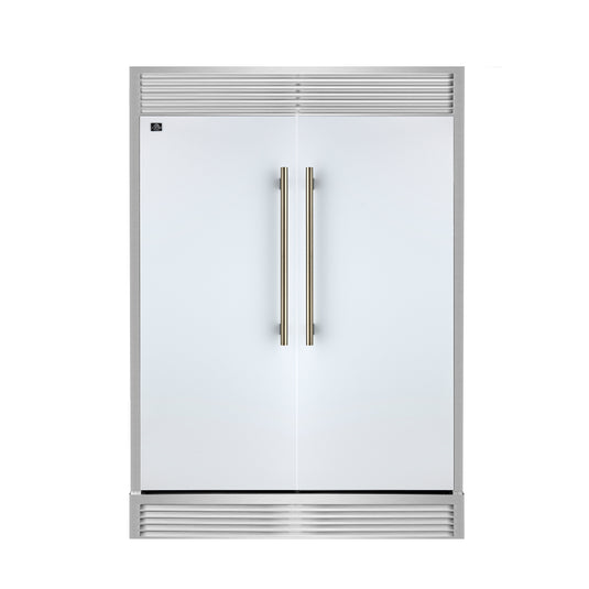 Forno Maderno 2-28-Inch, White Wide Convertible Refrigerator/Freezer - FFFFD1722-60SG-WHT