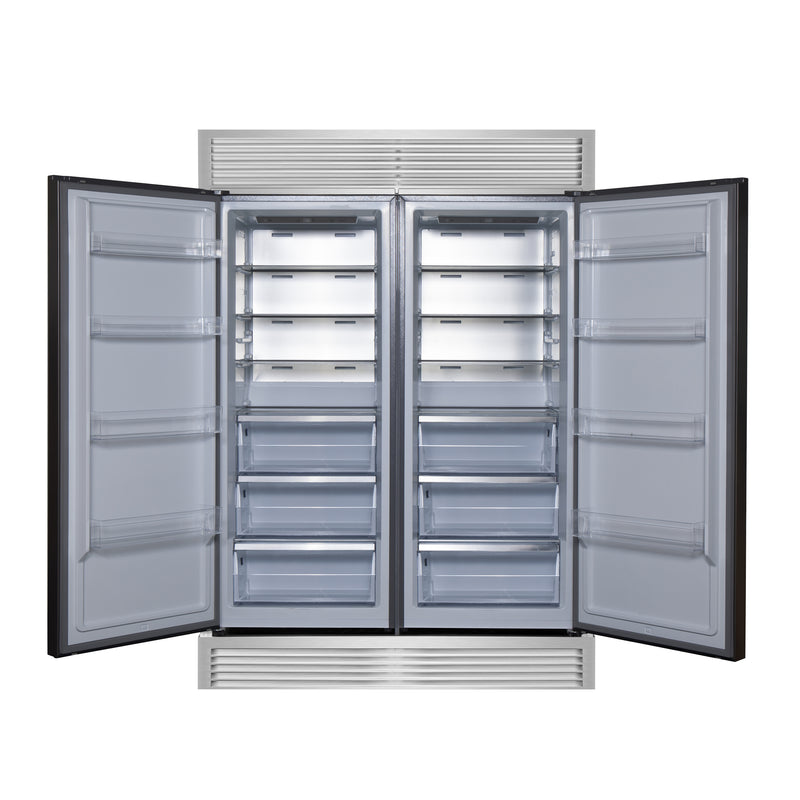 Load image into Gallery viewer, Forno Maderno 2-28-Inch, Stainless Steel Wide Convertible Refrigerator/Freezer - FFFFD1722-60SG

