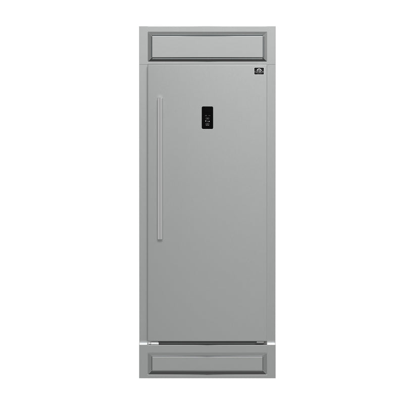 Load image into Gallery viewer, Forno Fortezza 32 Inch, Stainless Steel Convertible Refrigerator/Freezer with Right-Swing - FFFFD1738-32RMG
