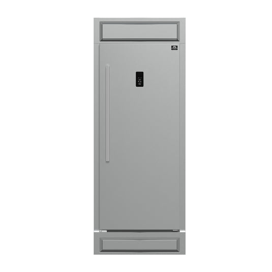 Forno Fortezza 32 Inch, Stainless Steel Convertible Refrigerator/Freezer with Right-Swing - FFFFD1738-32RMG