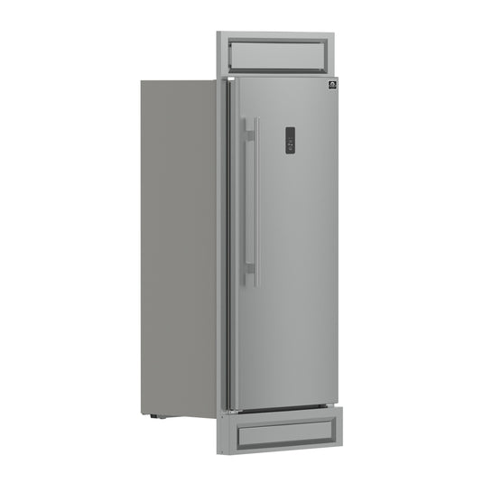 Forno Fortezza 32 Inch, Stainless Steel Convertible Refrigerator/Freezer with Right-Swing - FFFFD1738-32RMG