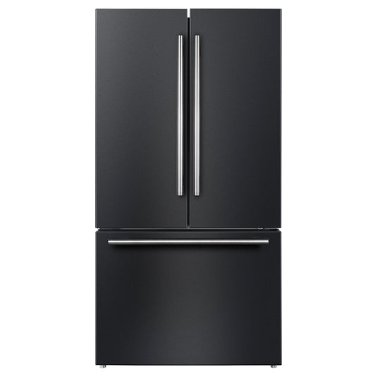 Forno Rivello 36 Inch, Black French Door Refrigerator - FFFFD1783-36BLK