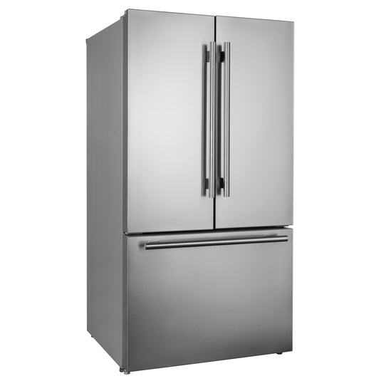 Forno Rivello 36 Inch, Stainless Steel French Door Refrigerator - FFFFD1783-36S