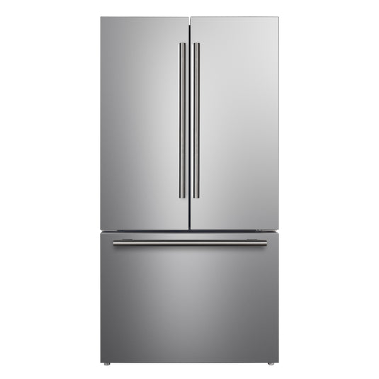 Forno Rivello 36 Inch, Stainless Steel French Door Refrigerator - FFFFD1783-36S