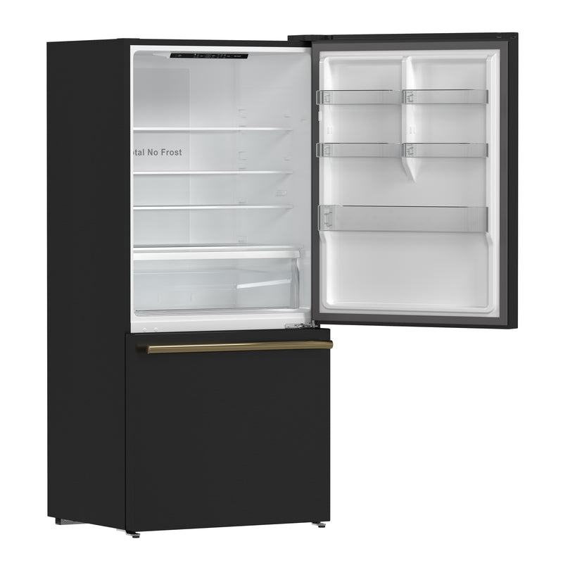 Load image into Gallery viewer, Forno Milano Espresso 31-Inch Bottom Freezer Refrigerator, Black, 17.2 cu.ft Capacity, Energy Efficient
