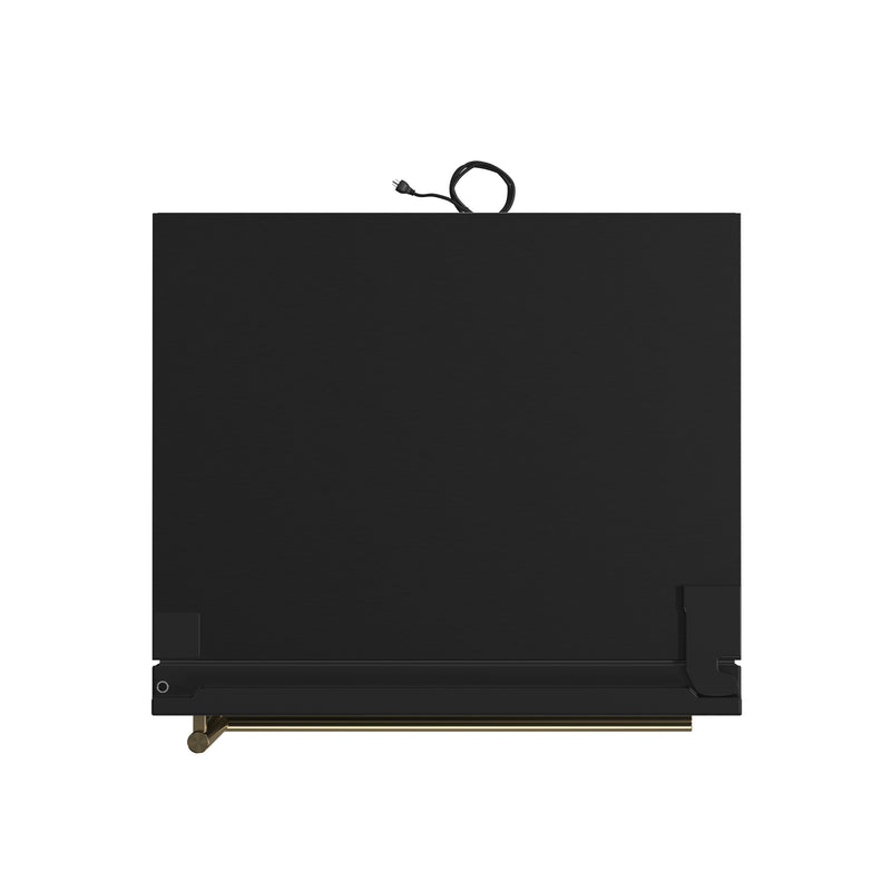 Load image into Gallery viewer, Forno Milano Espresso 31-Inch Bottom Freezer Refrigerator, Black, 17.2 cu.ft Capacity, Energy Efficient
