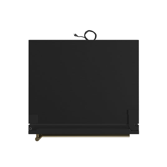 Forno Milano Espresso 31-Inch Bottom Freezer Refrigerator, Black, 17.2 cu.ft Capacity, Energy Efficient